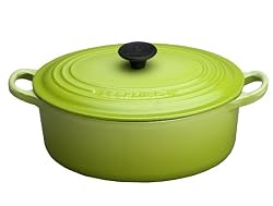 Le Creuset Enameled Cast-Iron 9-1/2-Quart Oval French Oven, Kiwi