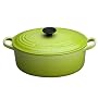 Le Creuset Enameled Cast-Iron 9-1/2-Quart Oval French Oven, Kiwi