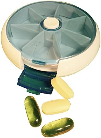MEDIPAC: Push Button Medication Organizer. 7 Day. Can Hold Multiple Vitamins or Medications. EASY TO USE and Store. GREAT PRICE!