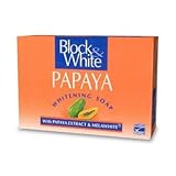 Block and White Papaya Whitening Soap - 120 Gm Bar