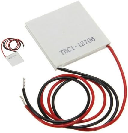 Shiontec 2pcs Tec1-12706 Heatsink Thermoelectric Cooler Cooling Peltier Plate Module (2pcs)