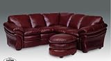 100% Harvard Italian Leather Sectional Memory Foam Visco