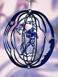 MinEy Zodiac Wind Spinner Blue Aquarius
