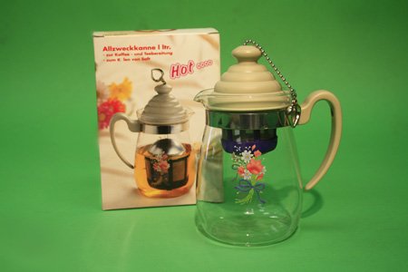 Glass Tea Infuser with Strainer