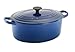 Le Creuset Cast Iron Oval Casserole, Graded Blue, 25 cm