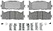 ACDelco Advantage 14D1222CH (19286012) Ceramic Front Disc Brake Pad Set with Hardware