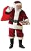 Deluxe Crimson Premier Plush Santa Suit - Adult X-Large Costume