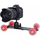 Movo Photo CD200 Professional Cine Skater Table Dolly Video Stabilizer for DSLR Video Cameras - Long Version