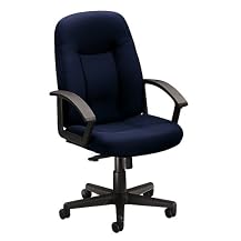 600 Series Mid-Back Swivel Chair - Navy/ Black