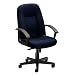 600 Series Mid-Back Swivel Chair- Navy/ Black