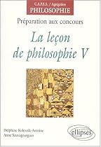 La leçon de philosophie V