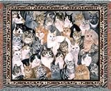 Purrfect Cats Throw - 54 x 70 Blanket/Throw