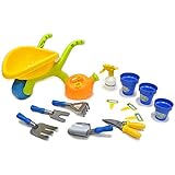 Mini Wheelbarrow & Gardening Tools Playset for Kids - 14 Pcs