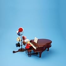 Hot Sale Gold Label Teddy Takes Requests with Baby Grand Piano Music Box