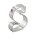 Ann Clark Letter S Cookie Cutter - 3.25 Inches - Tin Plated Steel