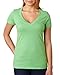 Next Level 6640 Ladies The CVC Deep V-Neck