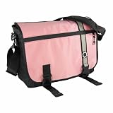 Dadgear Messenger Diaper Bag - Pink Retro Stripe