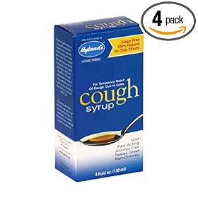 Hyland's  Cough Syrup , 4 Fluid Ounces (120 ml) (Pack of 4)