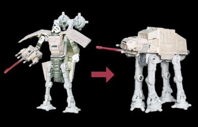 411DeODCVvL Star Wars Transformers AT AT Driver / AT AT