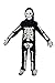 MONIKA FASHION WORLD Skeleton Costume for Boys Kids Light up chest Halloween Size Medium Large (5-7) L (7-9) (L (6-9))