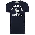 Abercrombie & Fitch T-Shirt mit Rundhalsausschnitt "Fitch Athletic" Herren Dunkelblau