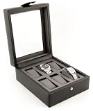 Dulwich 6 Space Leather Watch Box with Luxury Lining