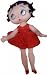 Betty Boop Wearing Red Shimmery Glittery Dress 15