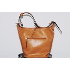 COACH LEATHER DUFFEL HANDBAGS SHOULDER BAG PURSE 13353 - CAMEL