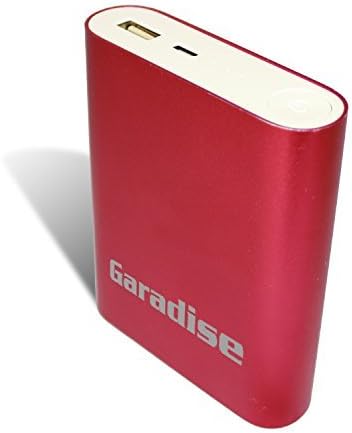 Garadise Compact II 10400mAh External Battery Portable Charger Power Bank with ICS technology. (2.1Amp Output,2Amp Input Fast Charging)For Smartphone, Tablets. (Rose Red)