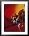 Kickboxing Framed Art Poster Print, 25x31
