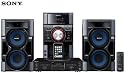 Sony MHCEC79i 380 Watts Mini Hi-Fi Shelf Audio System with Sony TCWE475B Dual Cassette Player / Recorder , Integrated iPod Dock , CD Player , AM/FM Tuner & 3-way 3-driver Bass Reflex Speakers - Black
