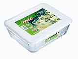 Pyrex Rectangular Dish with Plastic Lid, 4.0L