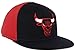 NBA Chicago Bulls Flat Brim Flex Fit Wool Hat, Large/X-Large