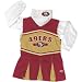 Toddler San Francisco 49ers Poly Cheerleading Jumper