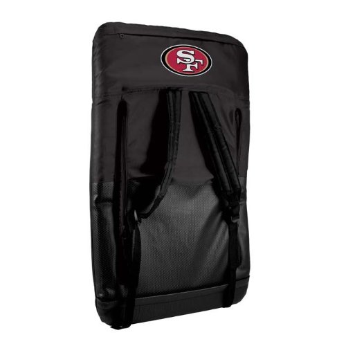 NFL San Francisco 49ers Portable Ventura Reclining Seat, Black