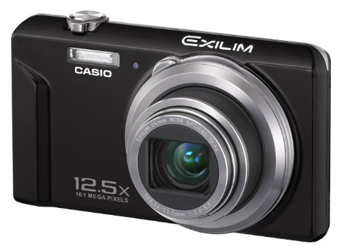 Casio Exilim EX-ZS150 Digitalkamera (16 Megapixel, 12-fach opt. Zoom, 6,9 cm (2,7 Zoll) Display, bildstabilisiert) schwarz
