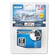 TZ Cartridge for P-Touch Labelers, 1/4w, White on Black