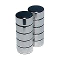 10x Neodym-Magnet, Whiteboard-Magnete, Haftmagnete, Pinnwandmagnete
