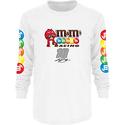 Buy Chase Authentics Kyle Busch M&M's Long Sleeve T-Shirt by Chase Authentics