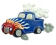 Fast & Fun Racing Car Blue Auto Truck Resin Wall Art