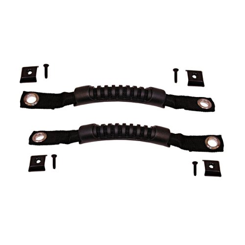 Rugged Ridge 11825.01 Black Replacement Door Strap Handle - Pair