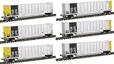 Walthers - Gold Line(TM) Bethgon Coalporter Gondola RTR 6-Pk. EPX HO