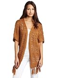 D.E.P.T. Women's Irregular Cotton Knit Cardigan