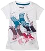 Hurley Girls Undone Short Sleeve Tee, White, 4