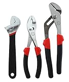 GreatNeck 92049 Pliers and Wrench Set, 3-Piece [並行輸入品]