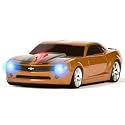 Chevrolet 2010 Camaro Orange Black Stripes Wireless Optical Mouse
