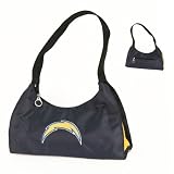 San Diego Chargers Purse / Handbag (Dimensions 13" w x 6" h, Navy / Yellow Inset)
