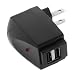 2-Port USB Home Travel Charger for Apple iPhone / iPod (Black)