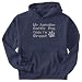 Sweatshirt Navy Blue  My Australian Cattle Dog Thinks I Am Great  Dog