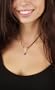 Leather Corded 16" Recycled Glass Bead and Silver Necklace - Glass Bead Will Vary in Size and Shape